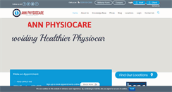 Desktop Screenshot of annphysiocare.com