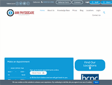 Tablet Screenshot of annphysiocare.com